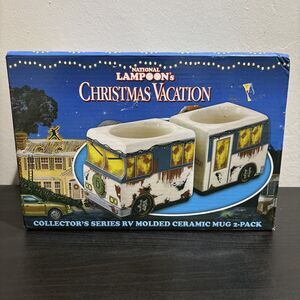 National Lampoon's Christmas Vacation RV Molded Ceramic Mug 2-Pack NEW IN BOX
